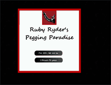 Tablet Screenshot of peggingparadise.com